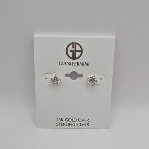 NEW Giani Bernini 18K Gold Over Sterling Silver Earrings